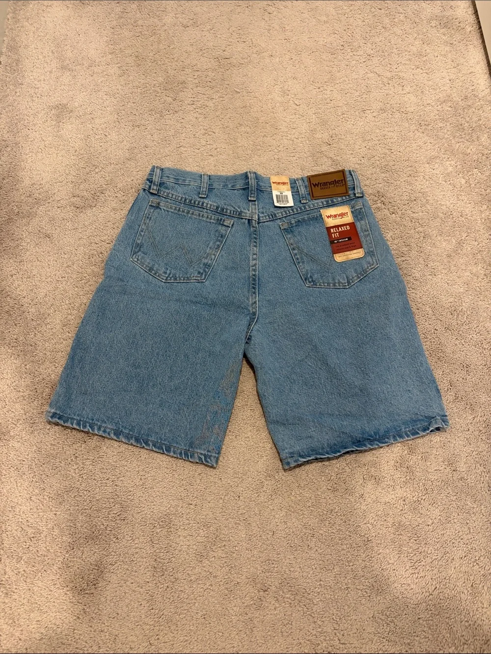 Wrangler Light Blue Denim Jean Shorts